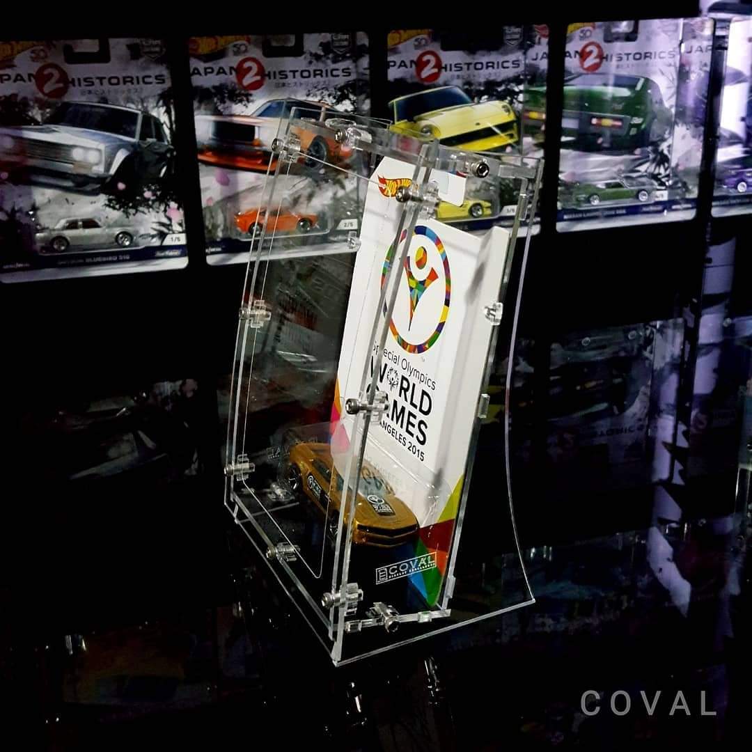 ARC-01 Acrylic Display Case for Single Carded RLC and Mainline Hot Wheels with Arched Front