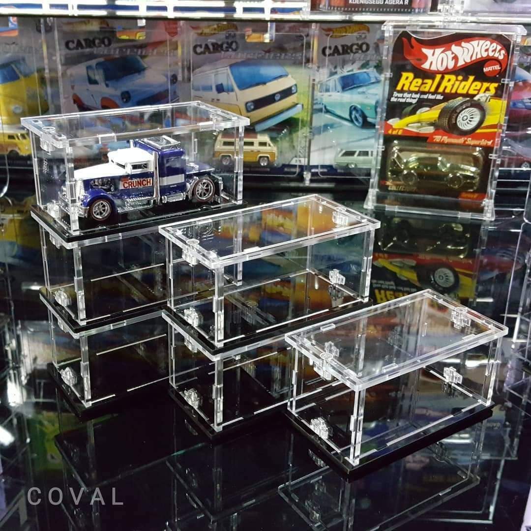 SBX-01-6PK Acrylic Display Case for Single Loose 1/64 Cars *Stackable