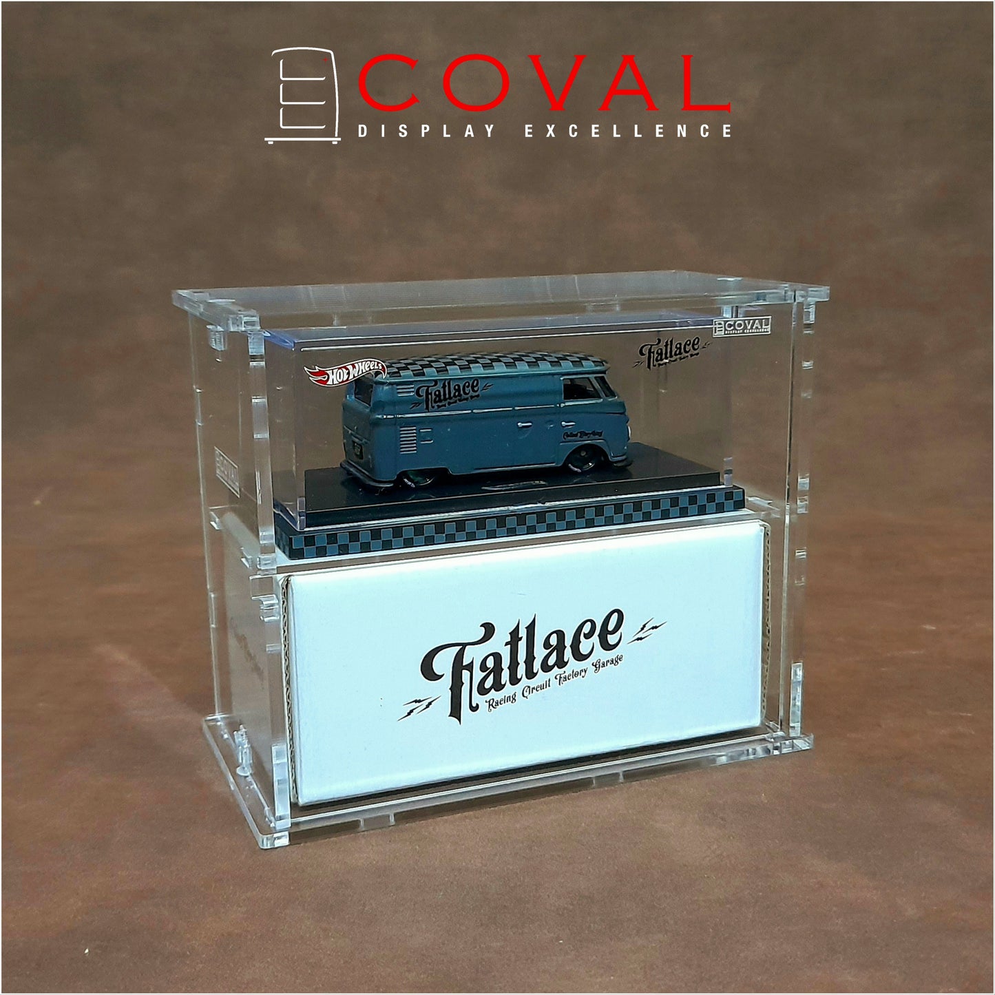 SLC-102 Acrylic Cabinet for Hot Wheels RLC Boxed Car - 2 Layers