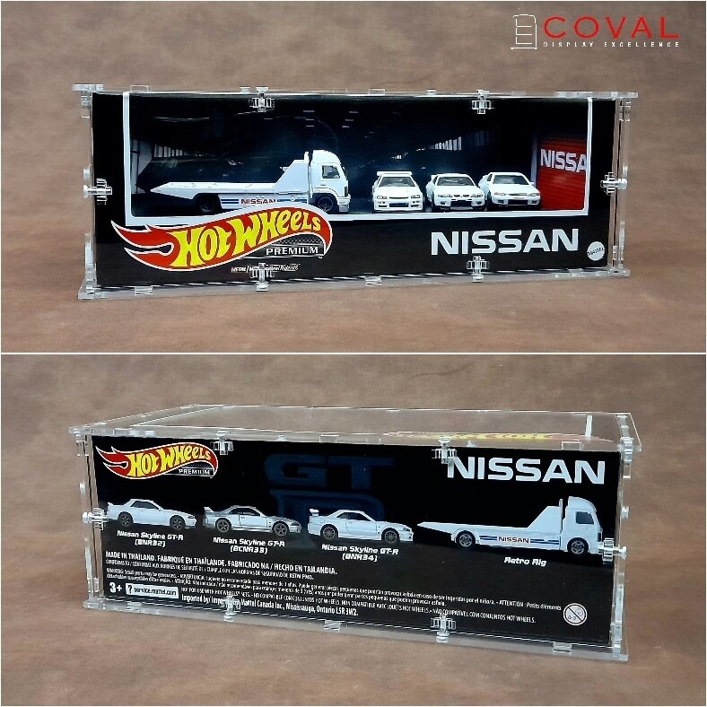 HBS-101S Acrylic Display Case for Hot Wheels Smaller Premium Diorama Box Set