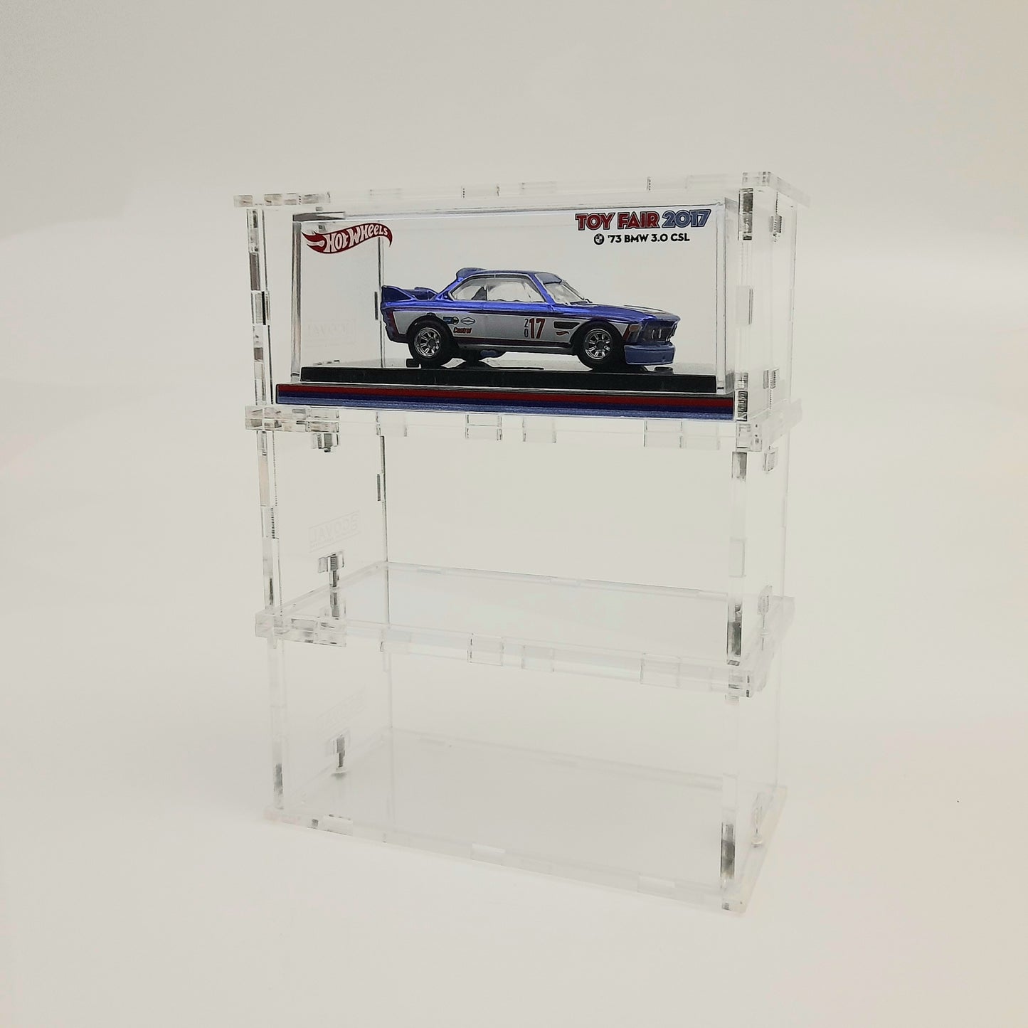 RBX-101-3PK Acrylic Display Case for Standard Hot Wheels RLC Boxed Cars *Stackable