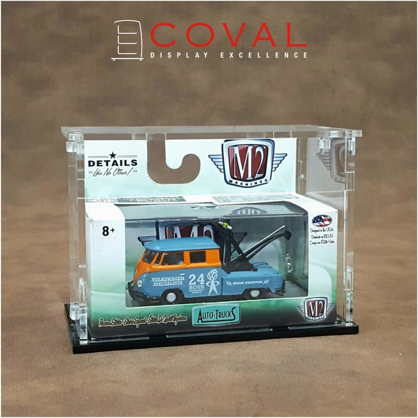 SMT-101 Acrylic Display Case for Single 1/64 M2 Machines Boxed Car