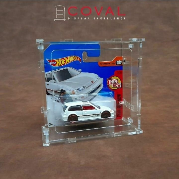 SSC-101 Acrylic Display Case for 1 x 1 Carded Mainline Short Card Hot Wheels *Stackable *Wallmountable
