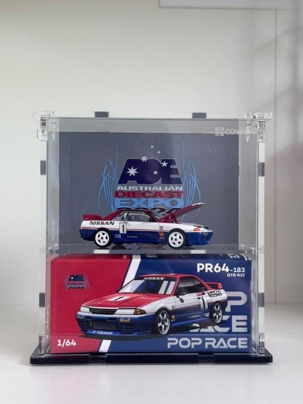 ADE-102 MP Acrylic Display Case for Australian Diecast Expo Pop Race Event Car