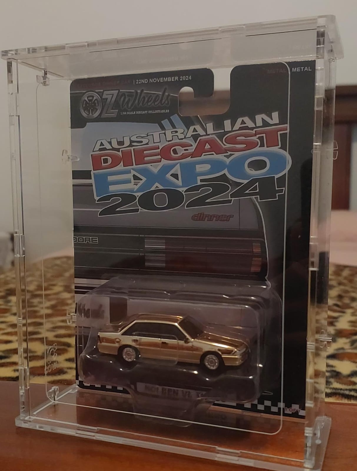 OZW-101T Acrylic DIsplay Case for Single Carded OZWheels Car