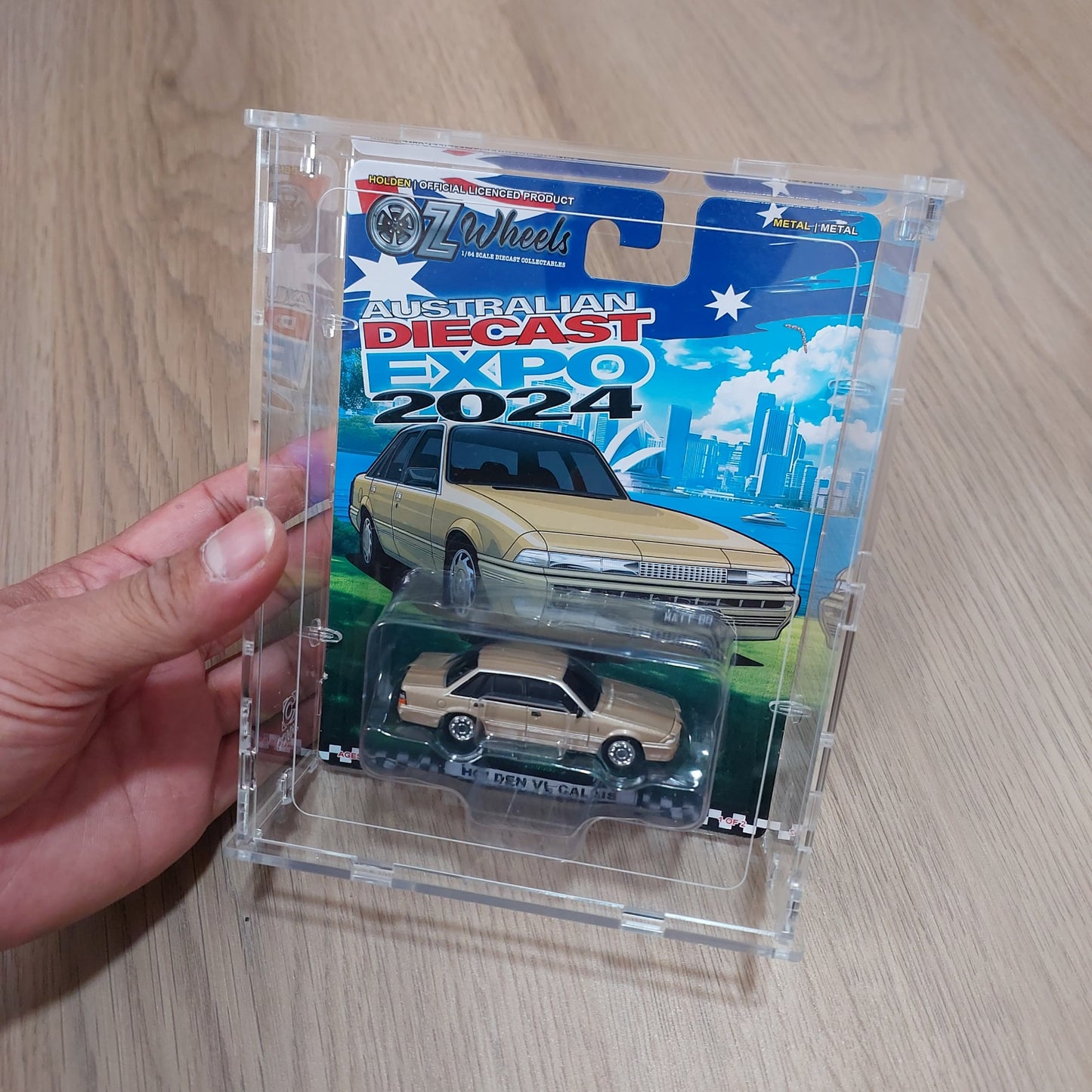OZW-101T Acrylic DIsplay Case for Single Carded OZWheels Car