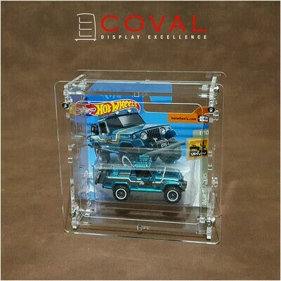 HSC-101 Acrylic Display Case for Single Short Carded Hot Wheels and Matchbox
