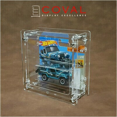 HSC-101 Acrylic Display Case for Single Short Carded Hot Wheels and Matchbox