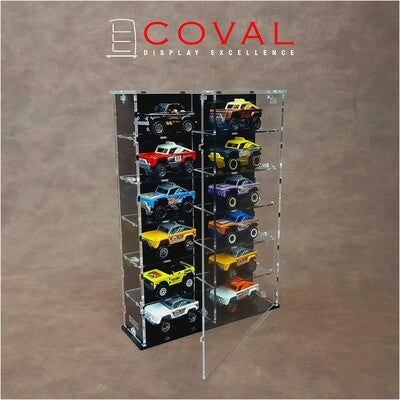 SMD-206 Acrylic Display Cabinet Holds 1/64 Loose Cars Holds 2 x 6