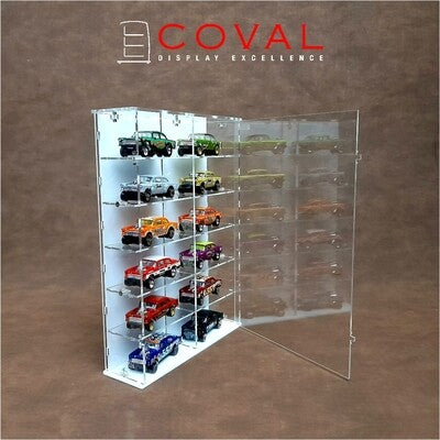 SMD-206 Acrylic Display Cabinet Holds 1/64 Loose Cars Holds 2 x 6