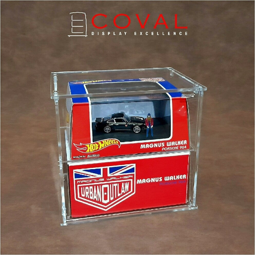 SLP-102 Acrylic Display Case for Hot Wheels RLC Boxed Cars and Figures ...
