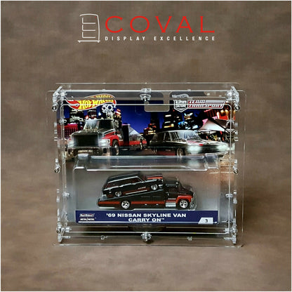 HXW-101 Acrylic Display Case for Single Carded Team Transport Hot Wheels