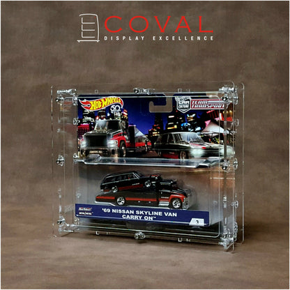 HXW-101 Acrylic Display Case for Single Carded Team Transport Hot Wheels