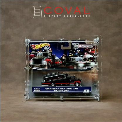 HXW-101 Acrylic Display Case for Single Carded Team Transport Hot Wheels