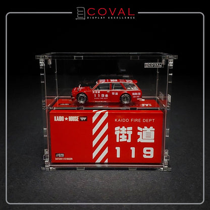 SMG-102KC Acrylic Display Cabinet for Mini GT x Kaido House Car and Box with Vertical Door