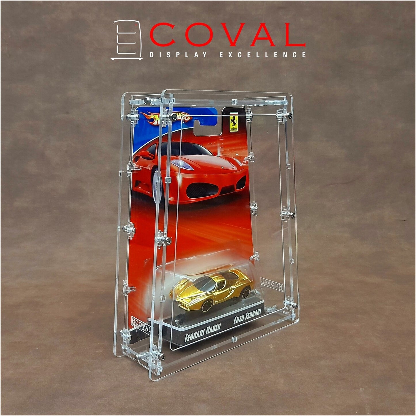 HFR-101 Acrylic Display Case for Single Hot Wheels Ferrari Racers