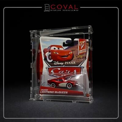SCC-101 Acrylic Display for 1 Carded Character Cars *Stackable *Wall-mountable