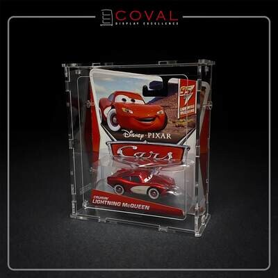 SCC-101 Acrylic Display for 1 Carded Character Cars *Stackable *Wall-mountable