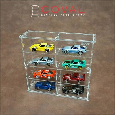 SMD-204C Acrylic Display Cabinet Holds 1/64 Loose Cars Holds 2 x 4