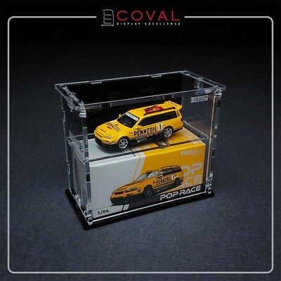 SMG-102VB Acrylic Display Cabinet for Single Mini GT, Poprace Car and Box with Front Vertical Door