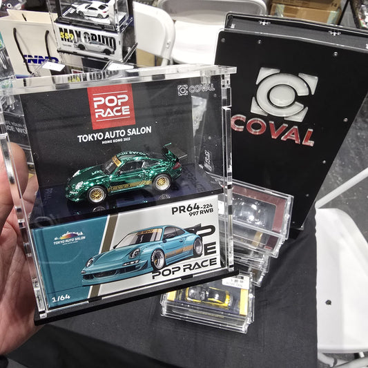 PRE-102 Acrylic Display Cabinet for Pop Race Car and Box